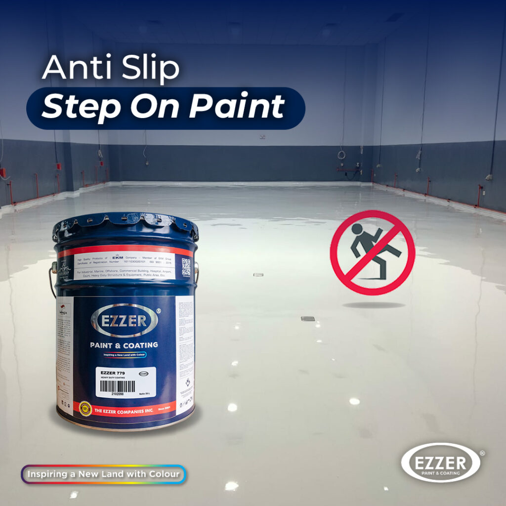 anti slip step on paint