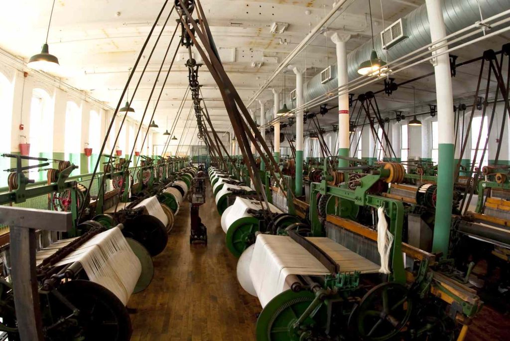 Industri tekstile menggunakan epoxy lantai